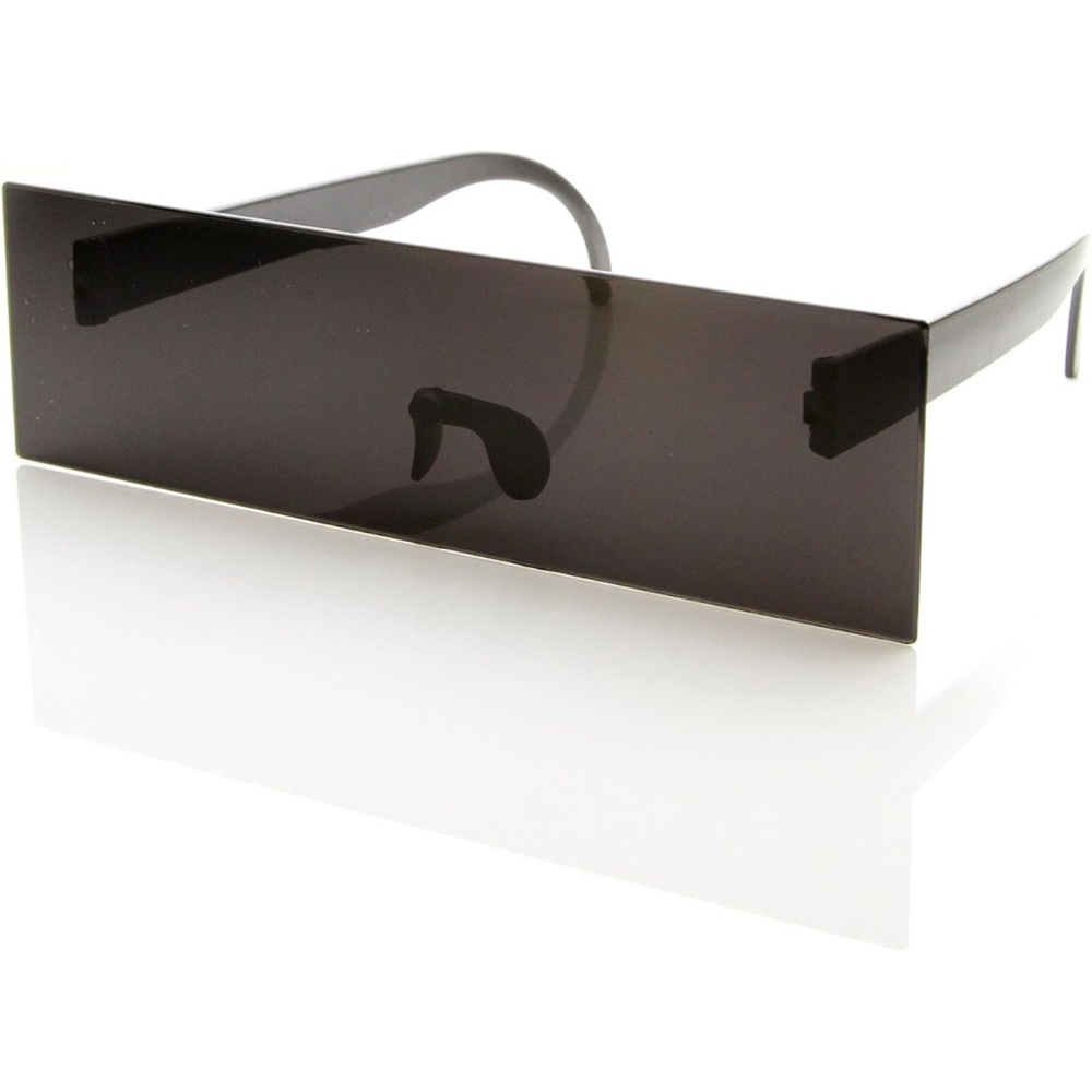 Censorship One-Piece Black Bar Novelty Sunglasses